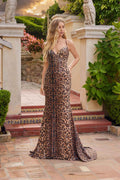 Leopard print with sequin
