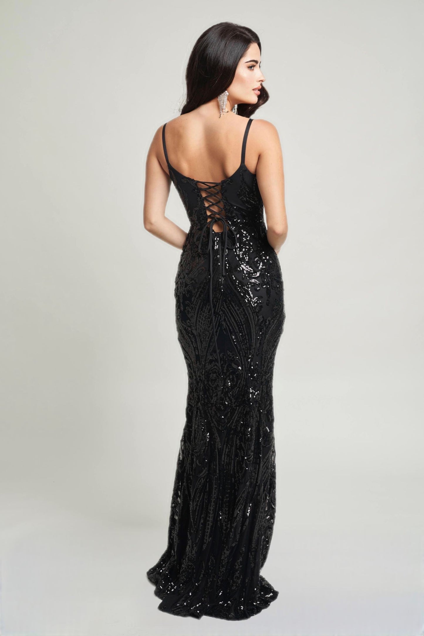 SEQUINS MAXI DRESS