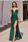 ROBE CORSET PAILLETÉE AVEC EMBELLISSEMENTS