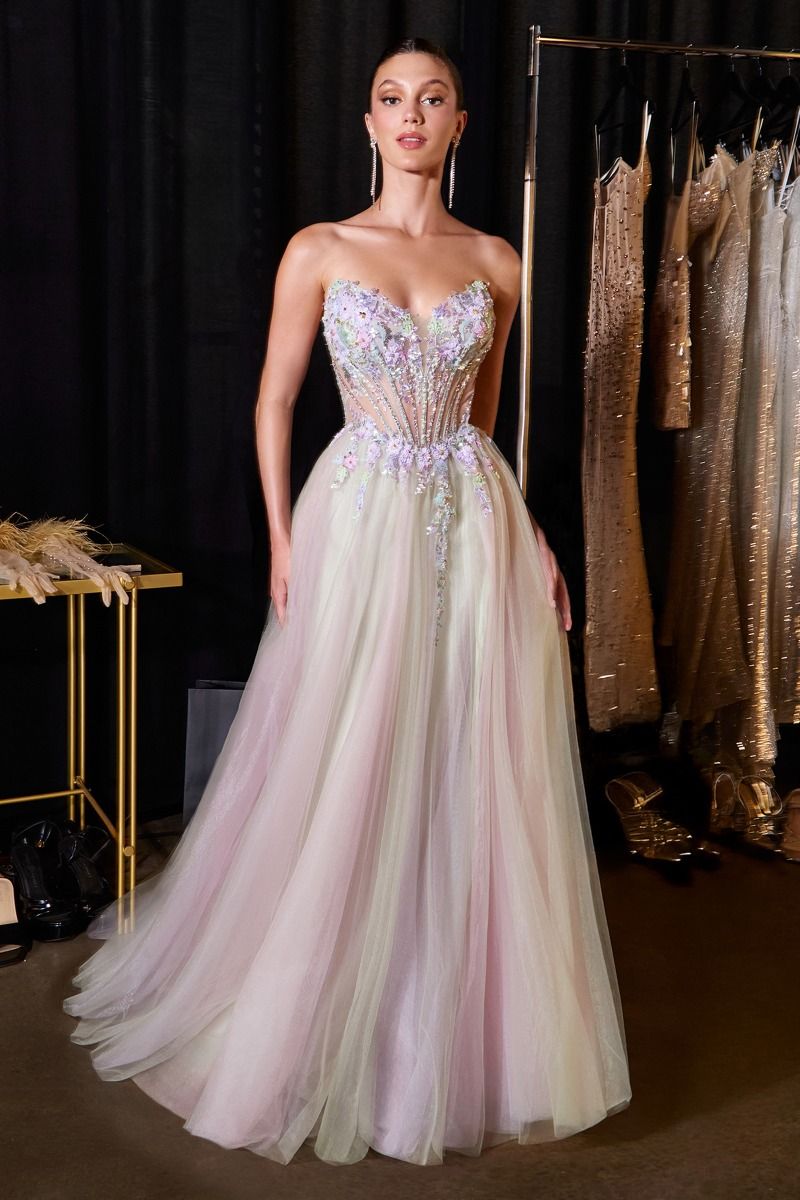 A-line gown