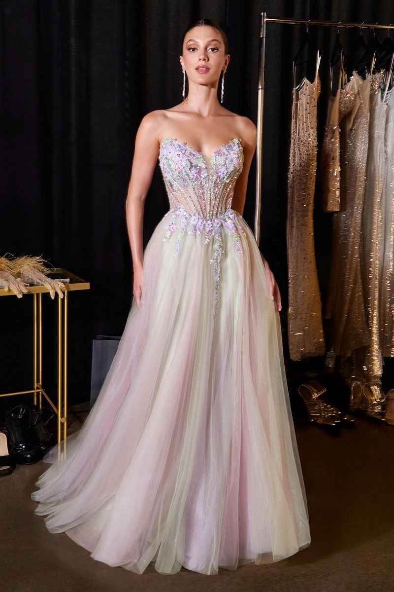A-line gown