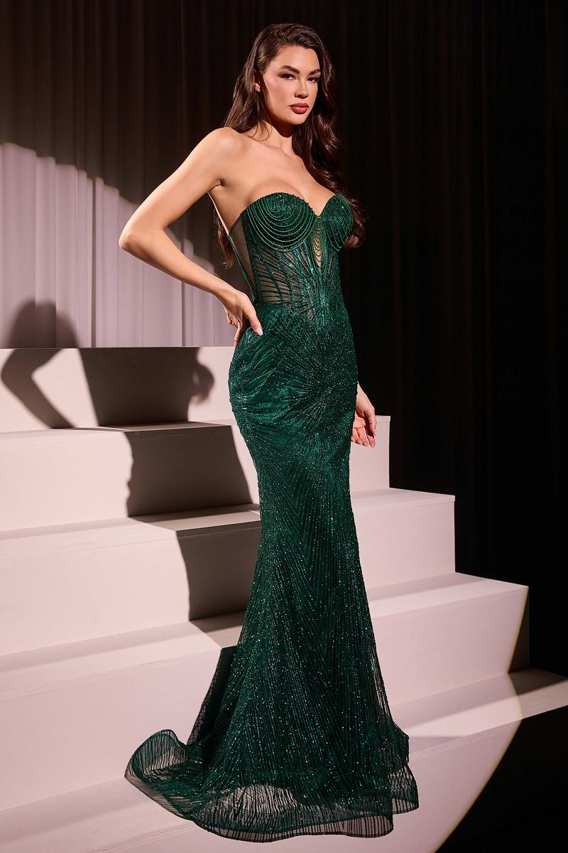 GLITTER EMBELLISHED GOWN