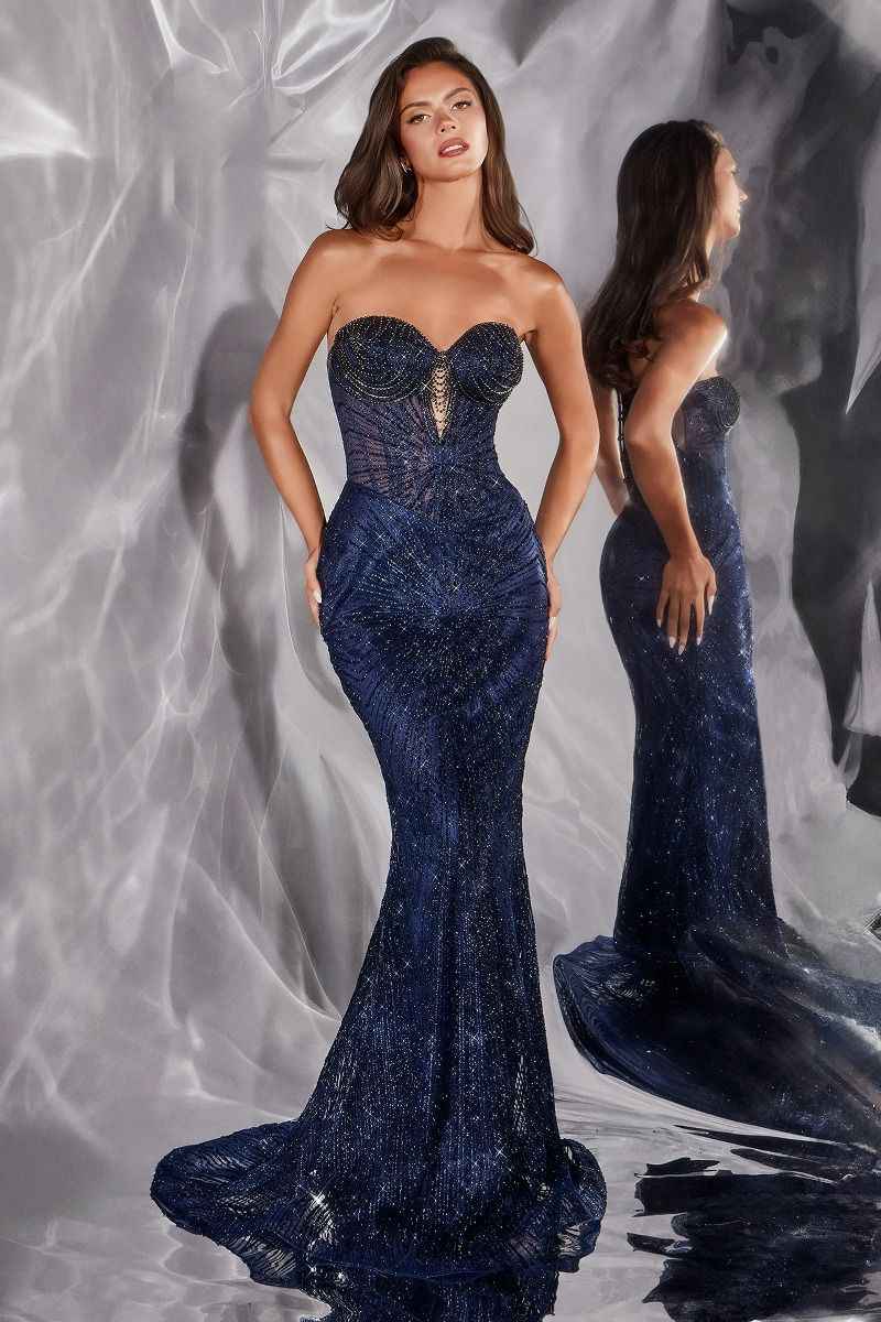 GLITTER EMBELLISHED GOWN